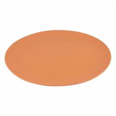 Тарелка плоская FISSMAN оранжевая 25x1,4 см.