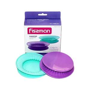 Набор силиконовых крышек FISSMAN 2 шт. 11см.