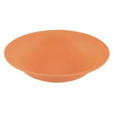 Тарелка глубокая FISSMAN оранжевая 19x5 см.