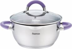 Кастрюля FISSMAN ANNETTE 20x10 см, 2,5 л со стеклянной..