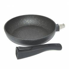 Сковорода со съемной ручкой FISSMAN COSMIC BLACK 20x4,..