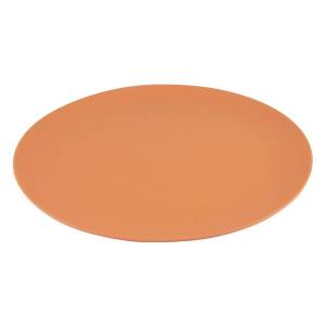 Тарелка плоская FISSMAN оранжевая 25x1,4 см.