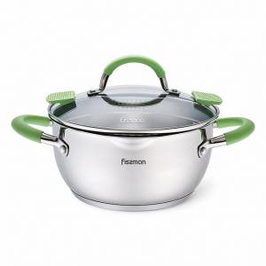 Кастрюля FISSMAN CHARLOTTE 24x12,5 см, 4,7 л со стеклянной крышкой