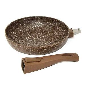 Сковорода со съемной ручкой FISSMAN SMOKY STONE 20x4,5 см