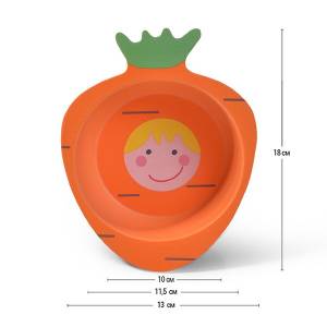 Тарелка FISSMAN Морковь 18x4 см