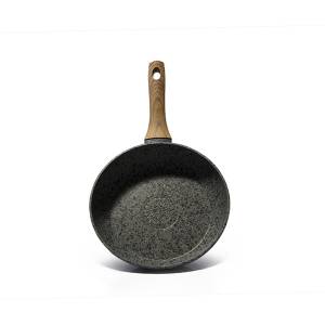 Сковорода FISSMAN MONBLANE STONE 24x4,9 см GREY