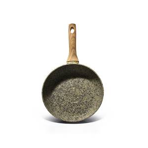 Сковорода FISSMAN MONBLANE STONE 24x4,9 см CREAM