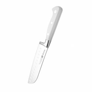 Нож сантоку Fissman MONOGAMI 15 см белый