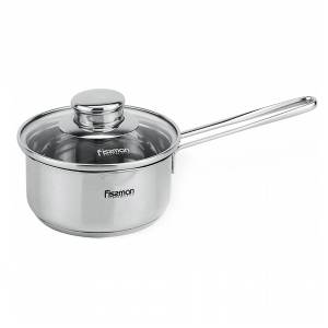 Ковш FISSMAN BAMBINO 14x6,5 см, 0,6 л со стеклянной крышкой
