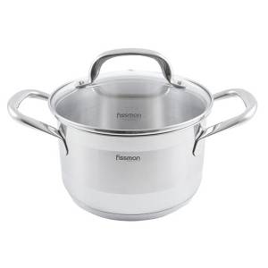Кастрюля FISSMAN DALI 24х13,5 см, 6,1 л со стеклянной крышкой