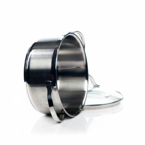 Кастрюля FISSMAN LUMINOSA 18x8,5 см, 2,1 л со стеклянной крышкой
