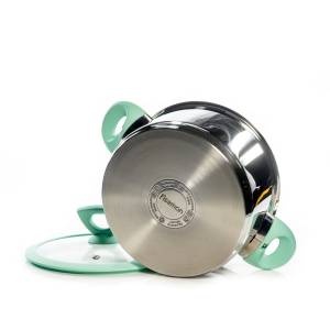 Кастрюля FISSMAN VERSAILLES 20x10 см, 3,1 л со стеклянной крышкой