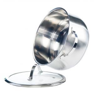 Кастрюля FISSMAN VALERY 18x9 см, 2.3 л со стеклянной крышкой