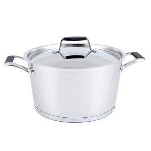 Кастрюля FISSMAN ELARA 24x13,5 см, 5,6 л с металлической крышкой