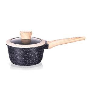 Ковш FISSMAN SPOTTY STONE 16x8,5 см, 1,4 л со стеклянной крышкой