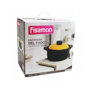 Кастрюля FISSMAN DEL FUOCO 25x12 см, 4,0 л с крышкой