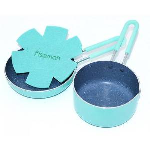 Набор посуды FISSMAN PETIT из ковша 12x6 см, 0,67 л и сковороды 14x3,5 см