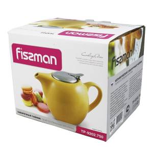 Заварочный чайник FISSMAN 750 мл желтый