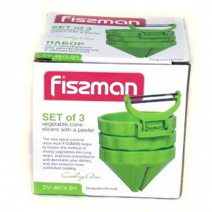 Набор з 3-х овощерезок с овощечисткой FISSMAN
