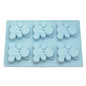 Форма на 6 кексов FISSMAN Медвежонок 26x17x1,8 см