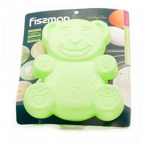 Форма на 8 кексов FISSMAN Ведмежонок 22x19x3 см. артикул BW-6737.22