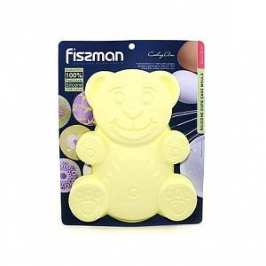 Форма на 8 кексов FISSMAN Ведмежонок 22x19x3 см. артикул BW-6736.23