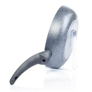 Сковорода глубокая FISSMAN GREY STONE 24x6 см с индукционным дном
