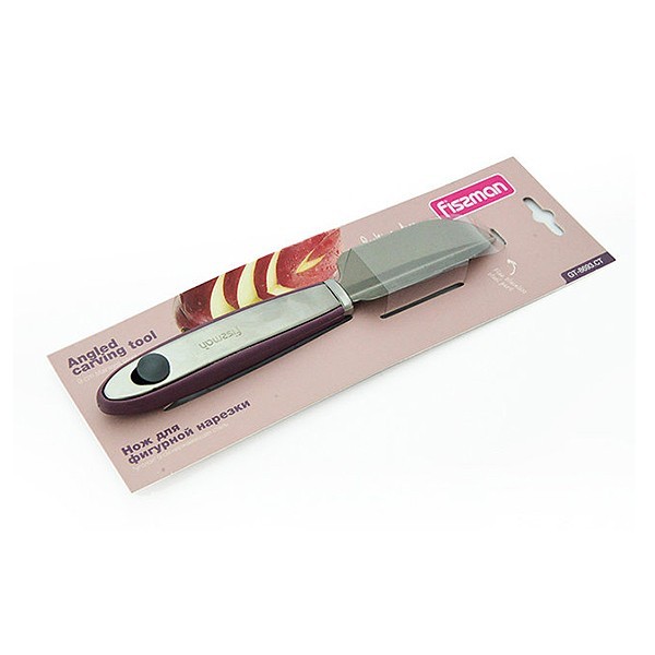 Нож для фигурной нарезки Fissman Уголок 9 см.